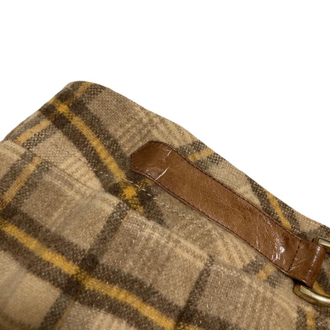 SALE100%新品 T586○ CELINE Vintage 90s 80sレトロ チェックスカート Vb1jo-m15891041172 最安値爆買い