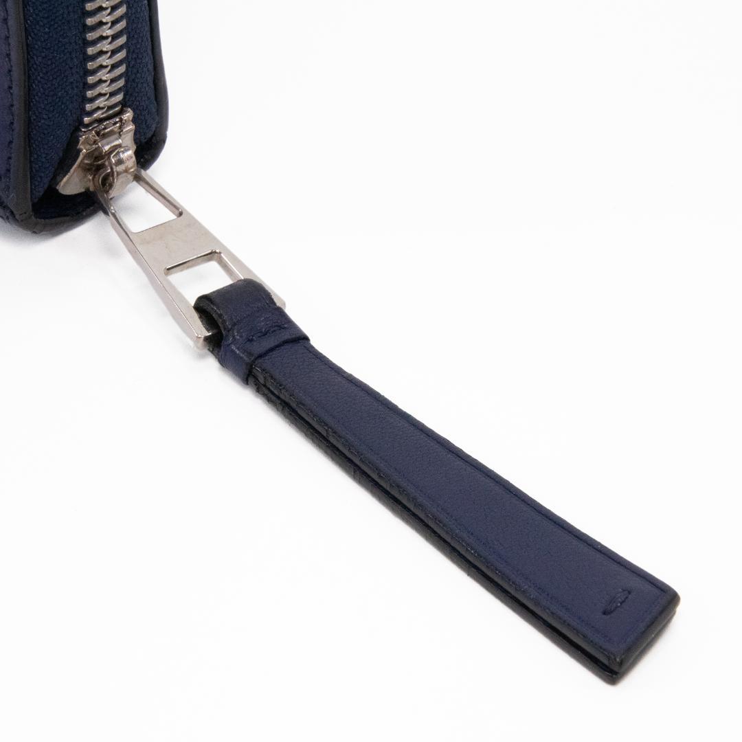 本物 ロエベ 長財布 ファスナー メンズ レディース パズル ネイビーブルー 本物 ロエベ 長財布 ファスナー メンズ レディース パズル ネイビーブルー