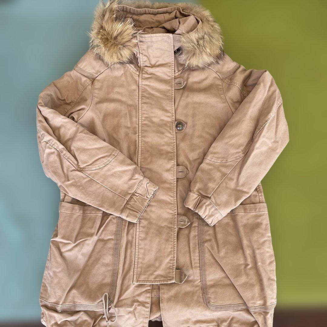 ツモリチサトモッズコート ファー付きM・TSUMORI CHISATO