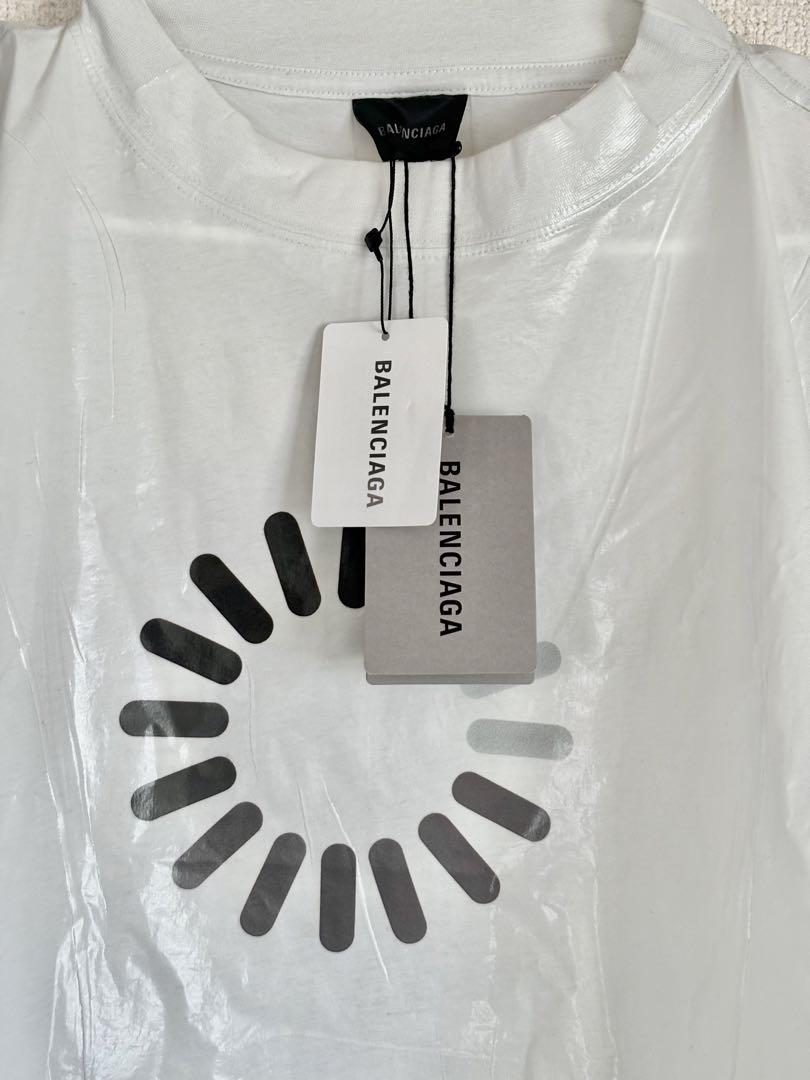 人気No.1 BALENCIAGA 404エラーメッセージTシャツ トップス