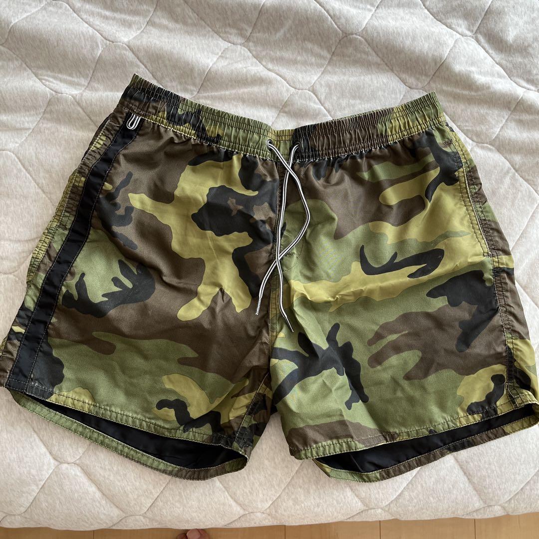 BIRDWELL バードウェルPOOLSIDE SHORTS カモ