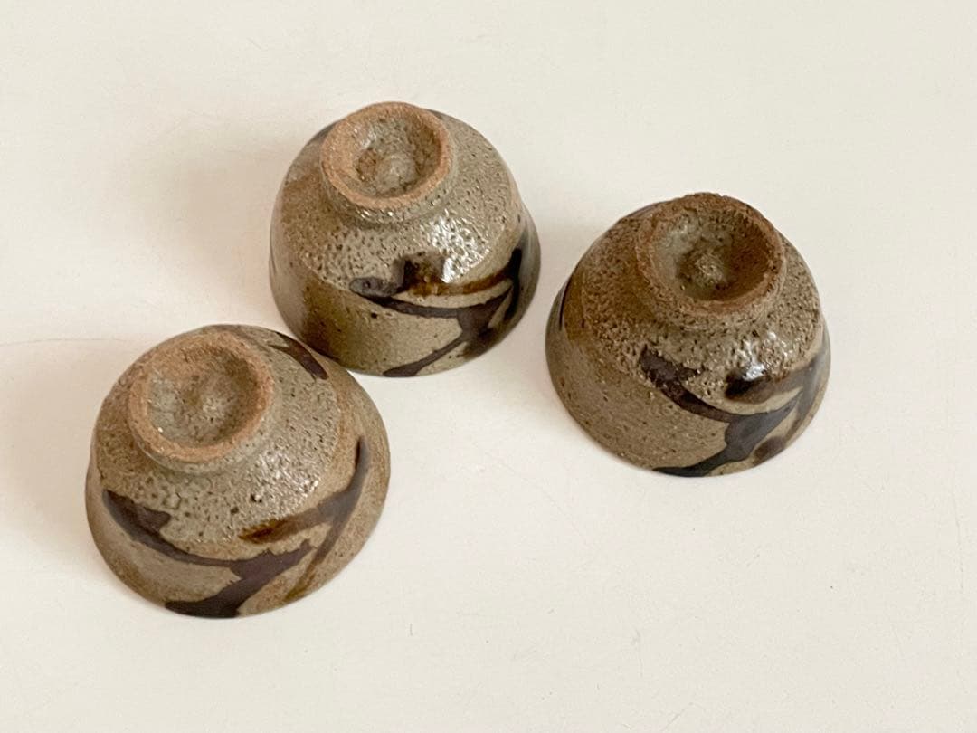 人間国宝 濱田庄司 浜田庄司 酒器 壱組 徳利 ぐい呑 酒盃 人間国宝 濱田庄司 浜田庄司 酒器 壱組 徳利 ぐい呑 酒盃