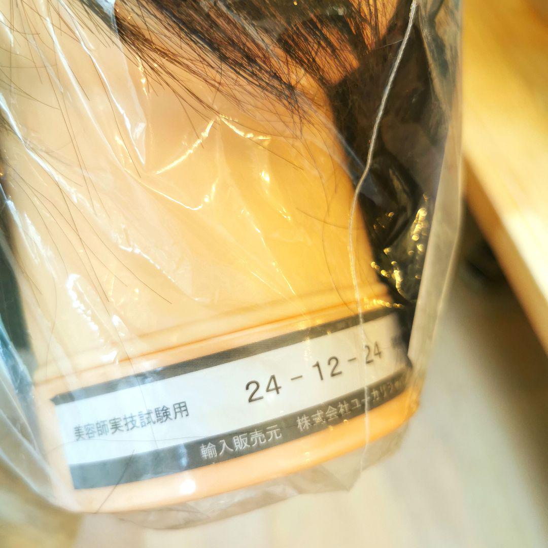 美容師国家試験レイヤーカット用モデルウィッグ（国家試験用）3個セット