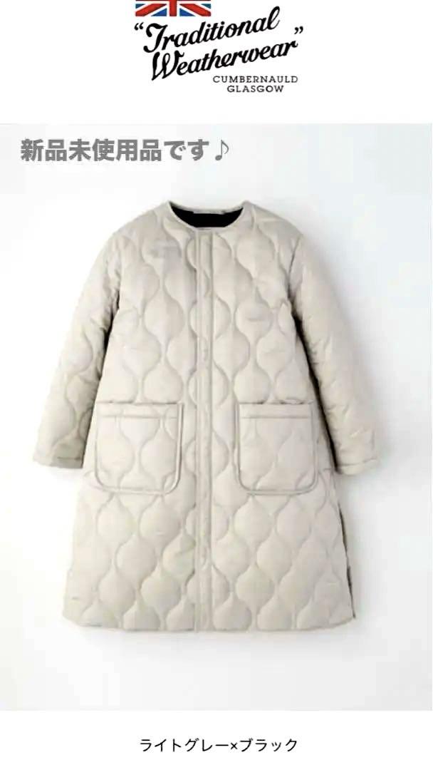 新品traditional whether wearロングジャケットsize36 - メルカリ