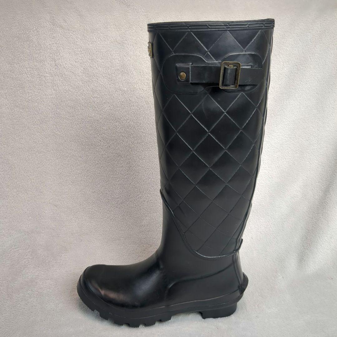 Barbour バブアー レインブーツ ブラック サイズ4