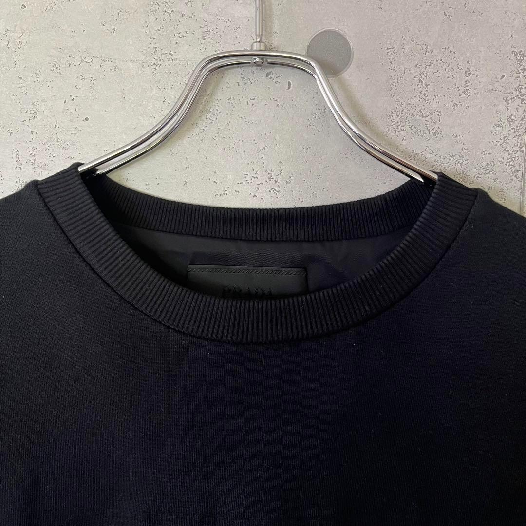 ［美品］PRADA エンボスロゴ　トライアングル　Tシャツ　スウェット　NELO