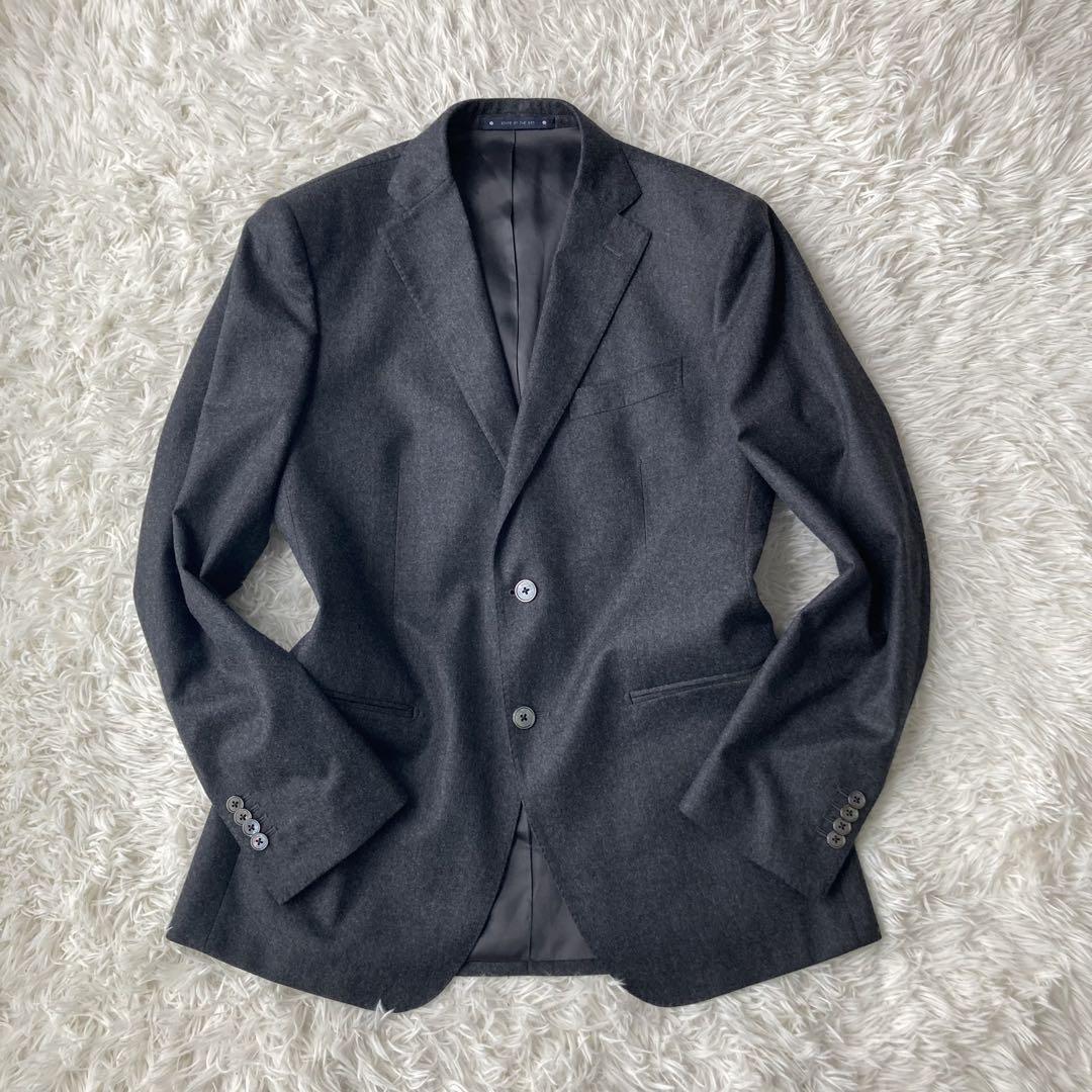 【極美品】 BAGNOLI ウールセットアップ スーツ グレー イタリア製 50