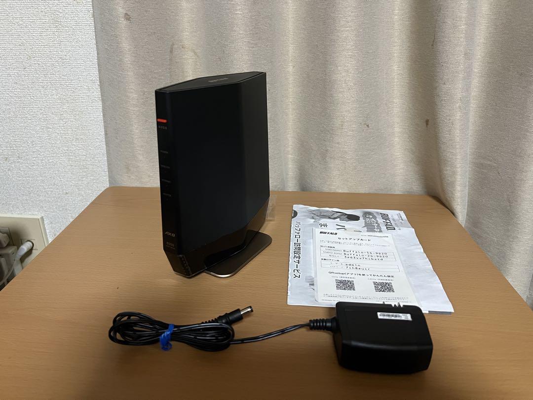 BUFFALO WSR-6000AX8 Wi-Fiルーター バッファロー　美品