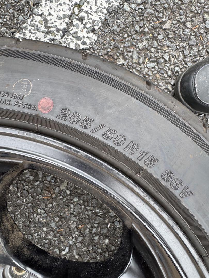 TE37似ホイール 15インチ 8J アドバンネオバAD09 ほぼ新品