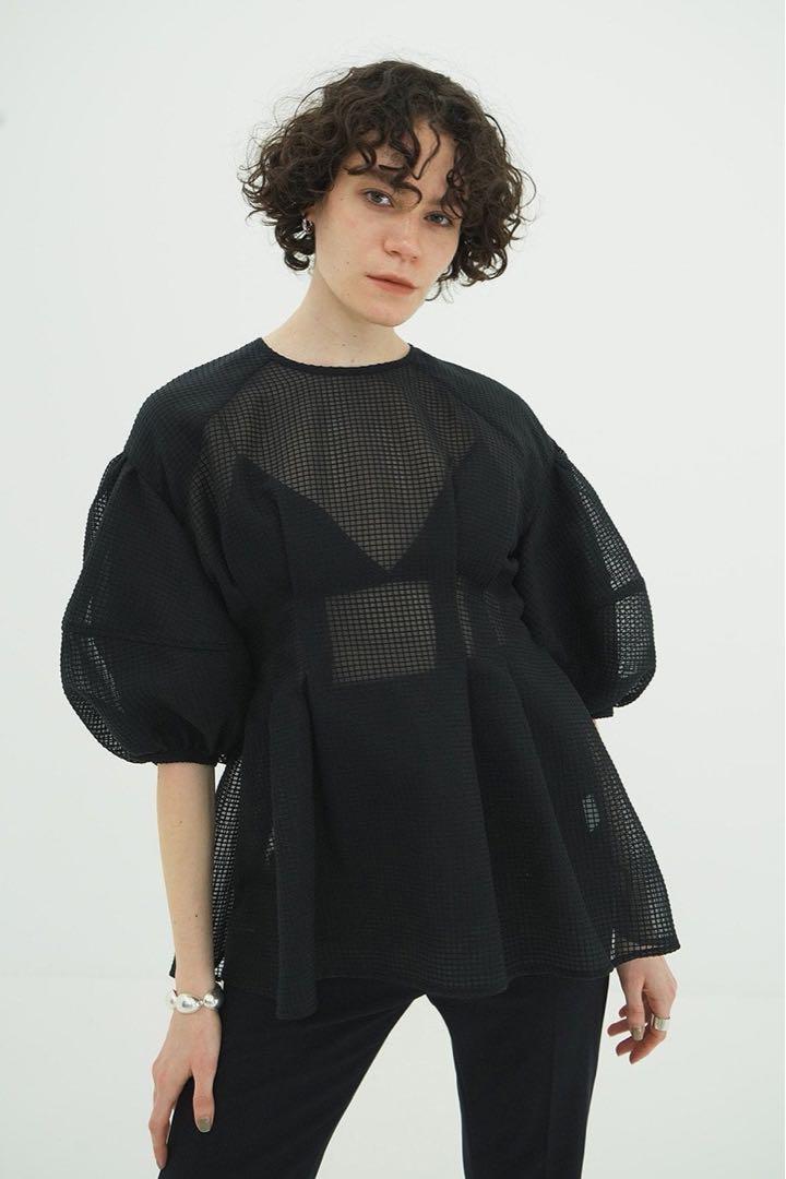 トップス ANDMARY Ami line tops ivory ANDMARY】Ami line tops