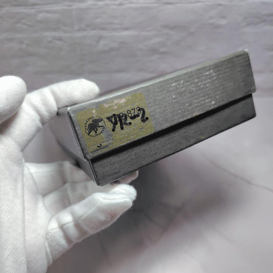 ★ほぼ未使用★ ハンティングワールド 長財布 レザー メンズ ブラック 札入れ
