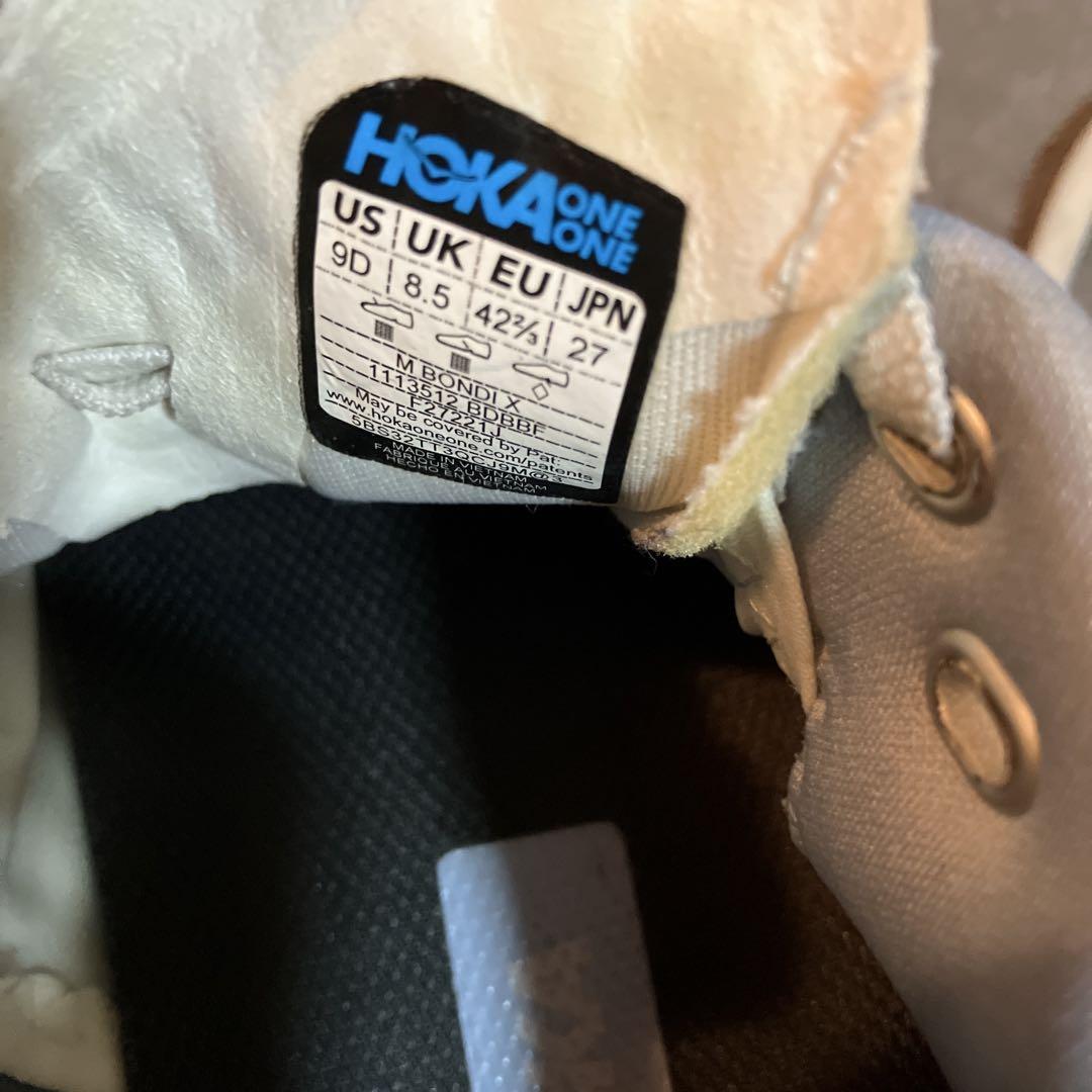 hoka one one BONDI X ボンダイX 27cm