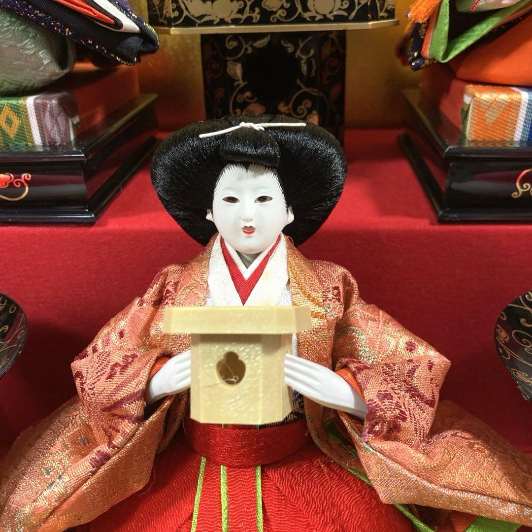 雛人形 ひな人形 お雛様 五人揃 五人飾り 狭山 清玉作 天冠 ぼんぼり 照明 雛人形 ひな人形 お雛様 五人揃 五人飾り 狭山 清玉作 天冠 ぼんぼり 照明