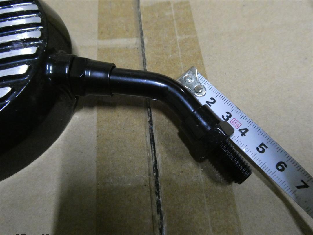 ロゴ有　アルフィンミラー　ショート　汎用　10mm　BEET　キジマ
