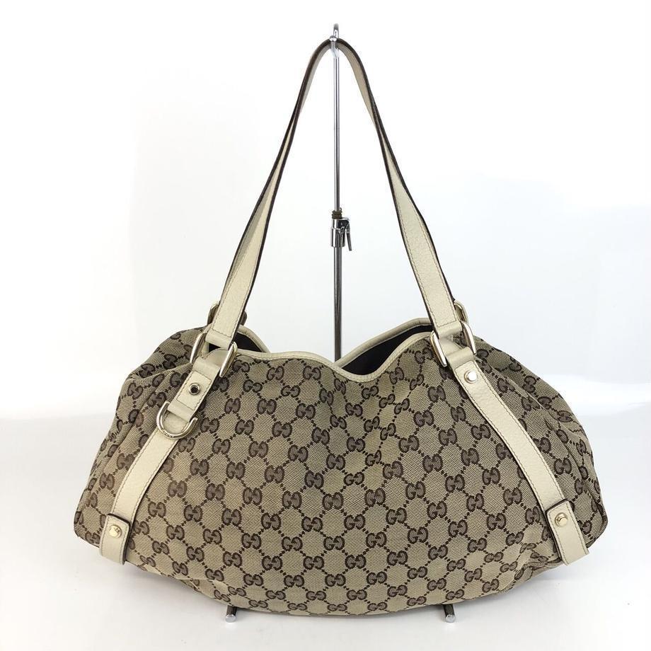 GUCCI グッチ アビー GGキャンバス ショルダー トートバッグ