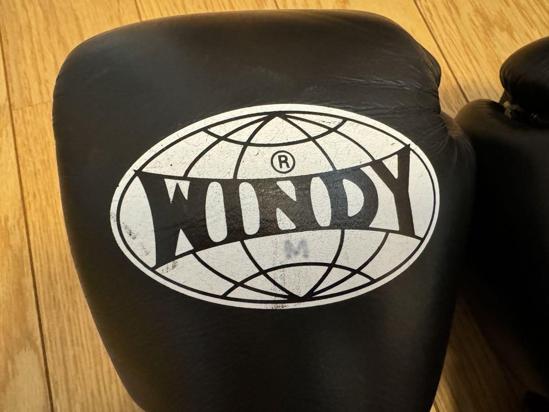 WINDY  キックボクシンググローブ12オンス  ブラック