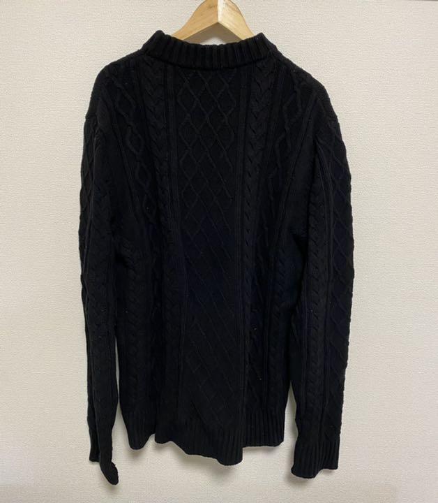 PalmAngels  クルーネックニット　黒　 XL