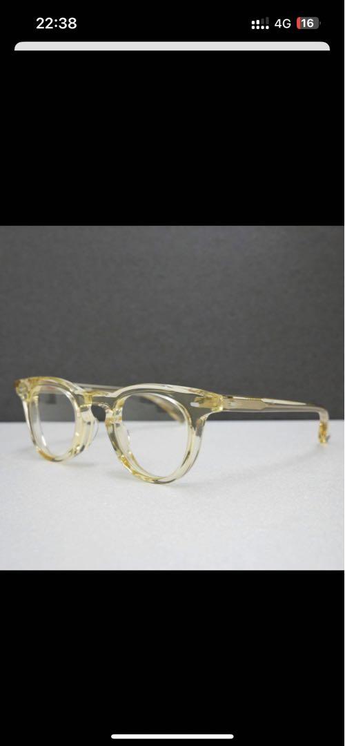 EFFECTOR クリア ラウンド型 メガネ ケース付き