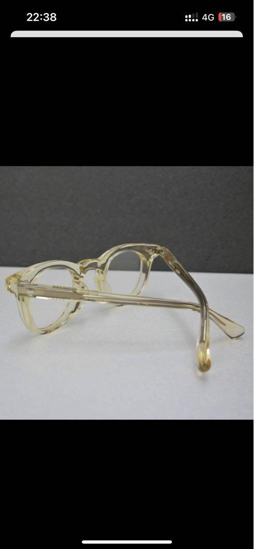 EFFECTOR クリア ラウンド型 メガネ ケース付き