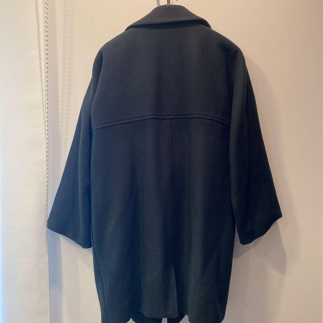 新作入荷2022 美品 STUDIOUS カシミヤ混チェスターコート 深緑 4dDiA-m15925345461 豊富な定番