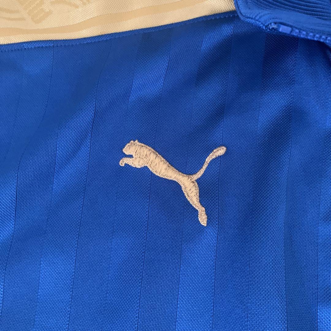 希少カラー プーマ ビッグロゴPuma ジャージセット 青/金