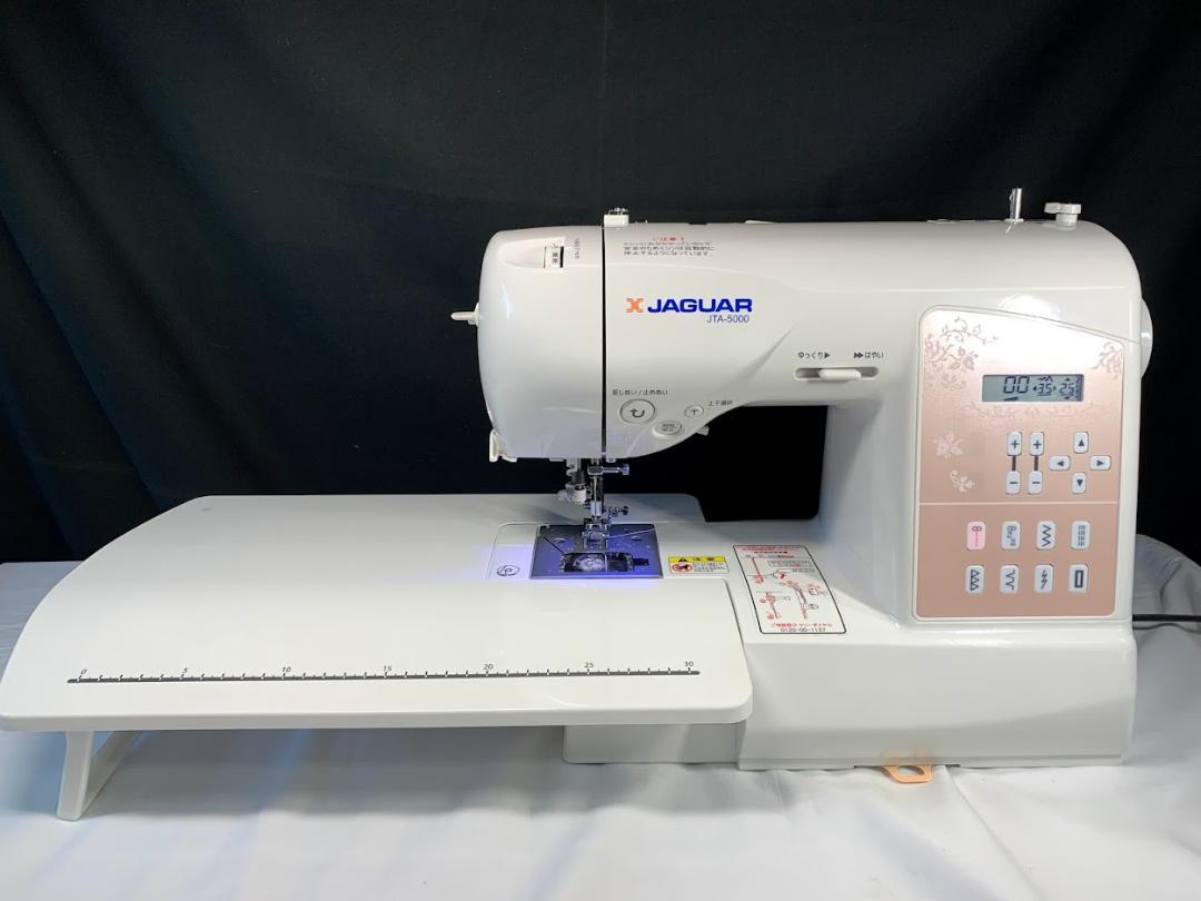 ミシン本体　分解整備済み　ジャガー　JAT-5000 　ワイドテーブル付き