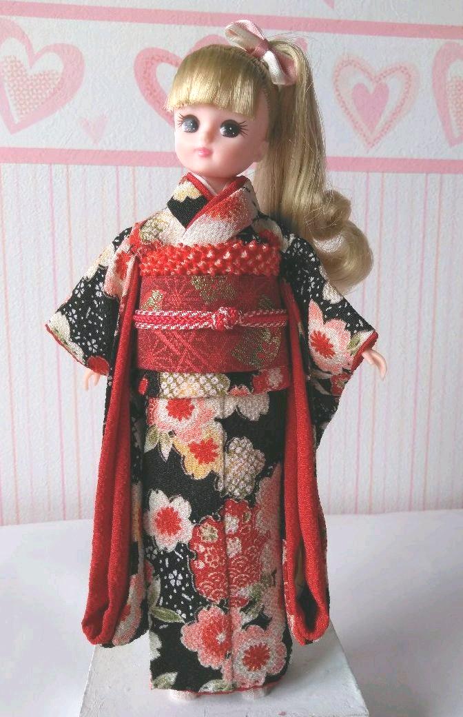 ブライス・リカちゃん着物(V-46)