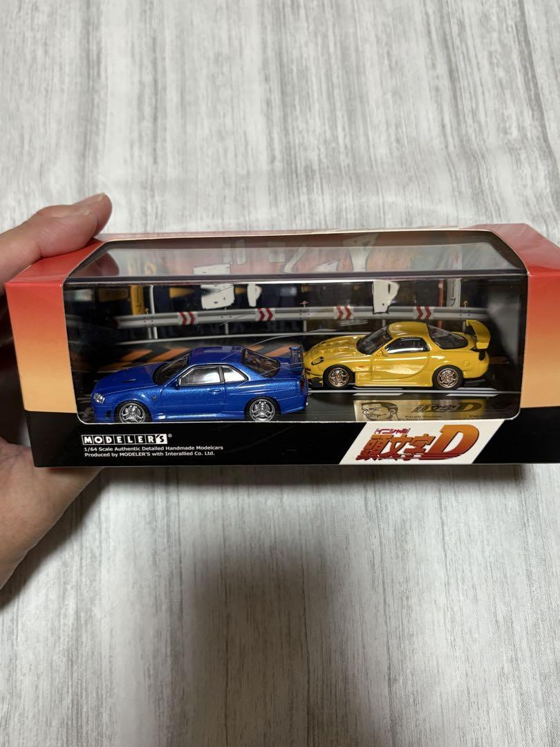 モデラーズ 頭文字Dセット 高橋啓介RX-7 ＆ 星野好造スカイラインGT-R モデラーズ 頭文字Dセット 高橋啓介RX-7 ＆ 星野好造
