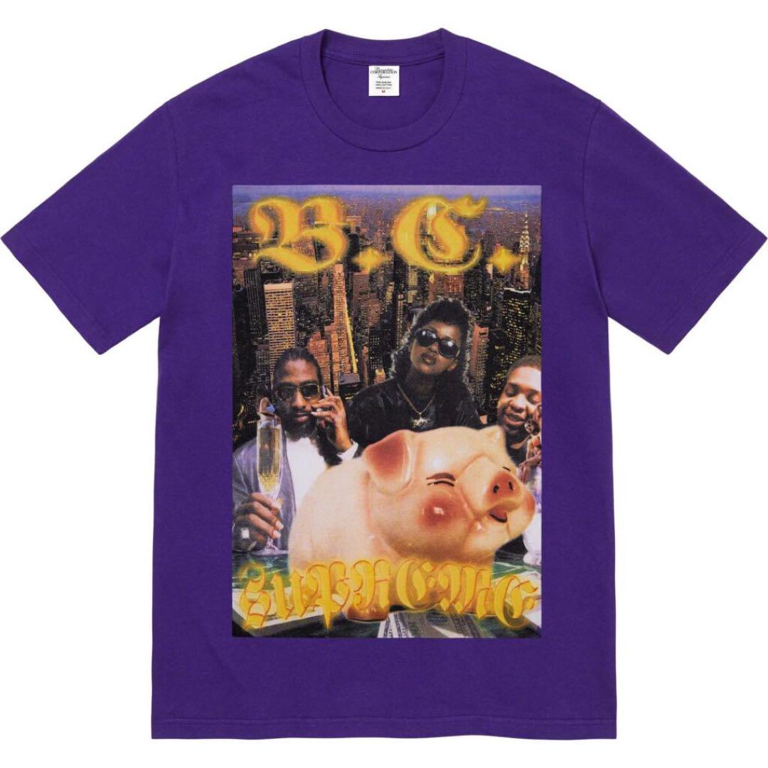Supreme Bernadette Money Tee 紫　パープル xl