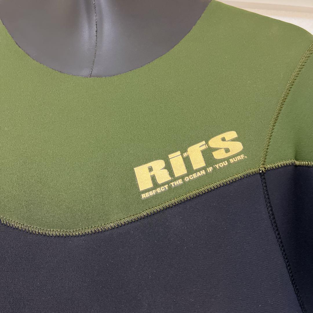 リフス rifsセミドライスーツ ブラック グリーン オーダー品