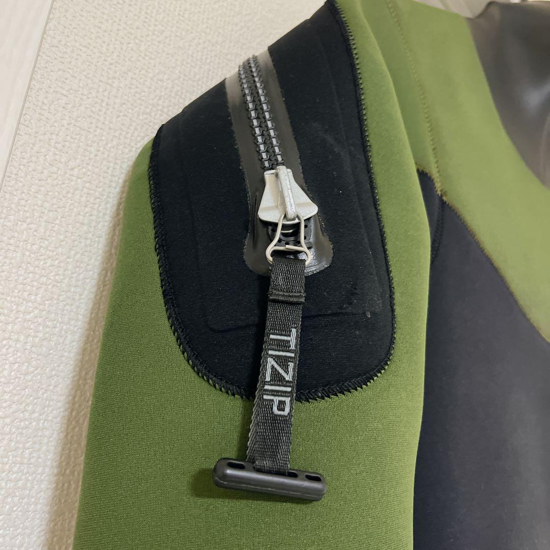 リフス rifsセミドライスーツ ブラック グリーン オーダー品