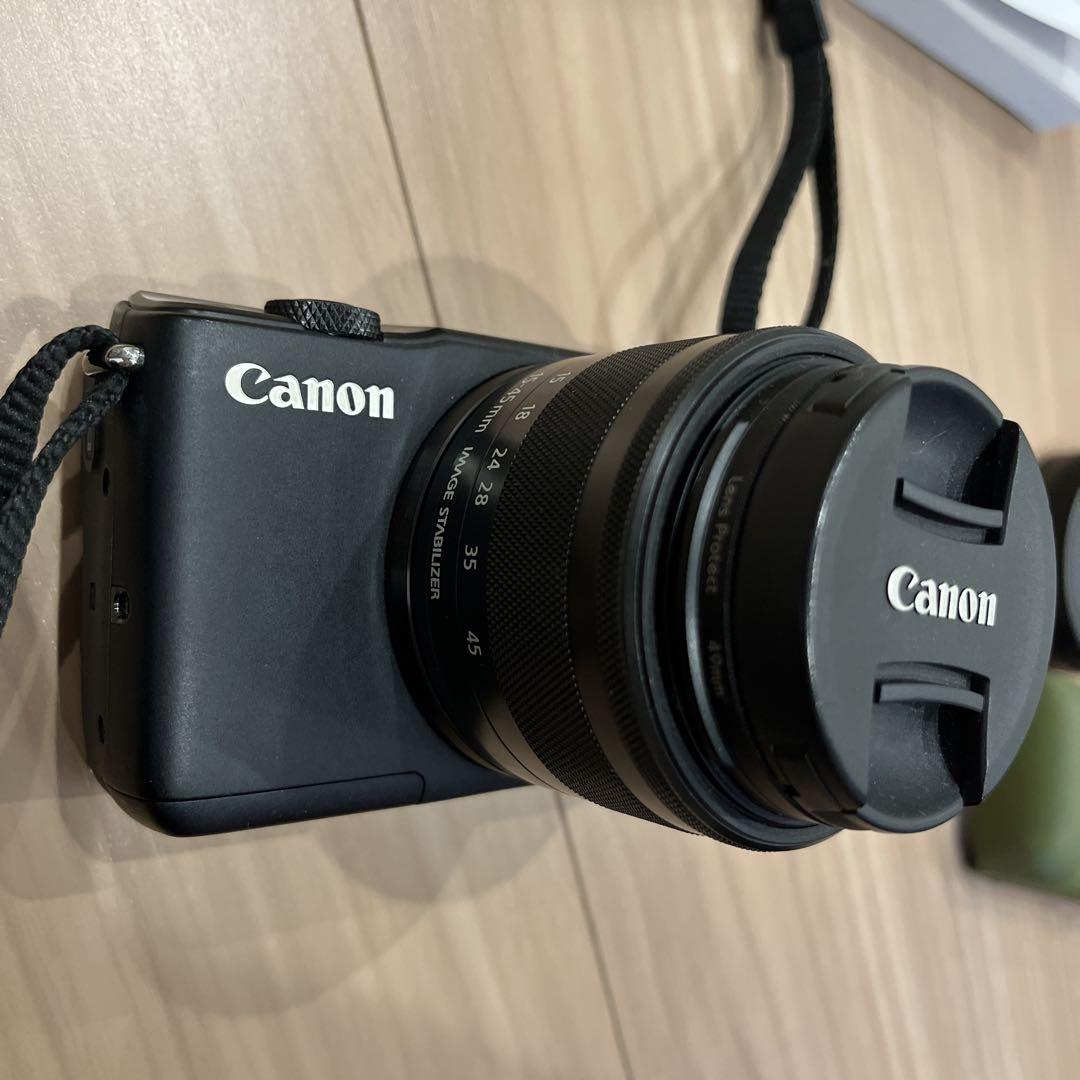 Canon キヤノン　EOS M10 ミラーレス一眼　カメラ　ブラック　黒