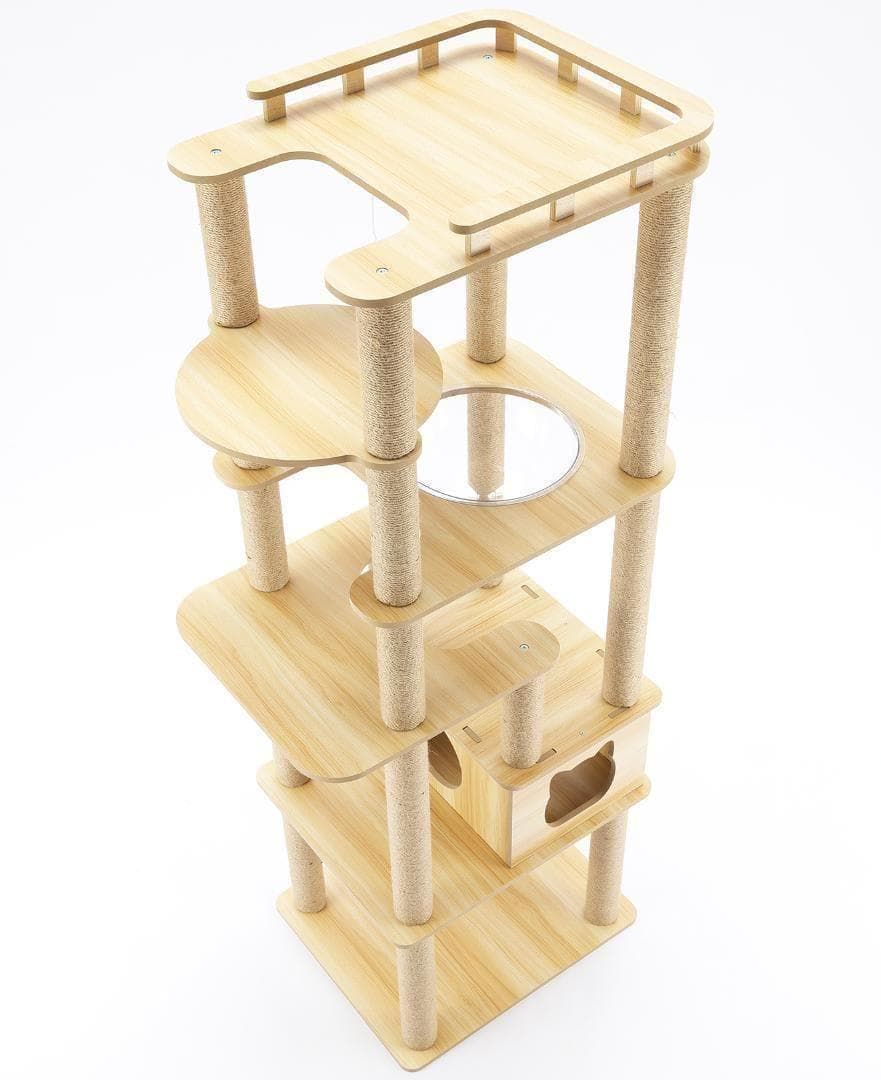 2025新型キャットタワー 木製 宇宙船 展望台 多頭飼い 大型猫 178cm 2025新型キャットタワー 木製 宇宙船 展望台 多頭飼い 大型猫 178cm