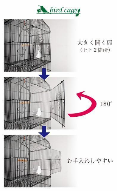 鳥かご　バードゲージ　鳥小屋　鳥カゴ ホワイト