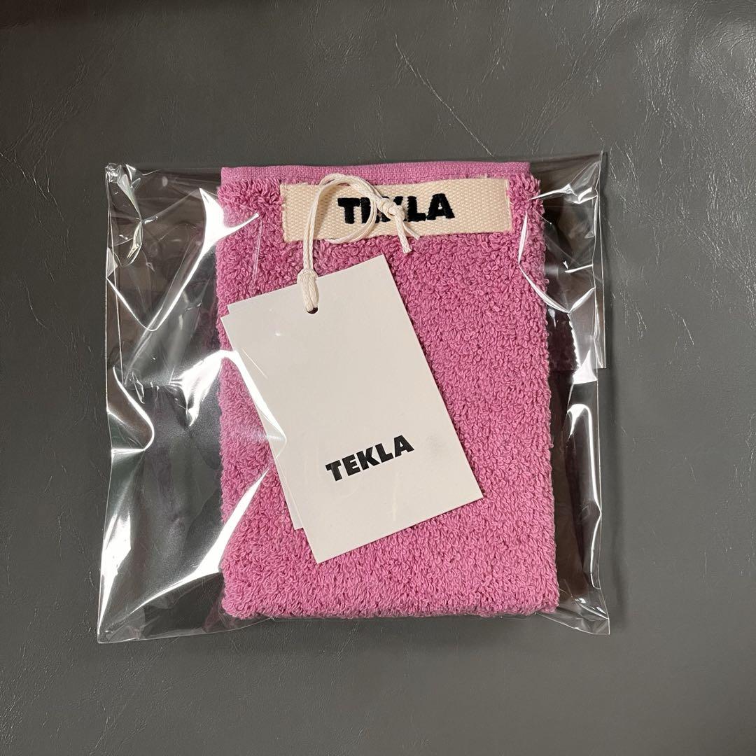 即購入可❣️大人気❣️TEKLA ハンドタオル レッド＆ローズ、マゼンタ 即購入可❣️大人気❣️TEKLA ハンドタオル レッド＆ローズ