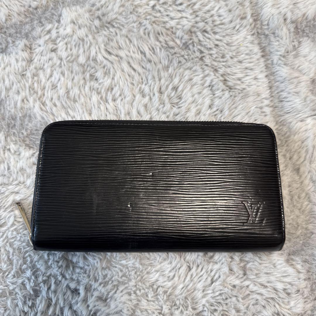 Louis Vuitton ブラック 長財布 エピレザー