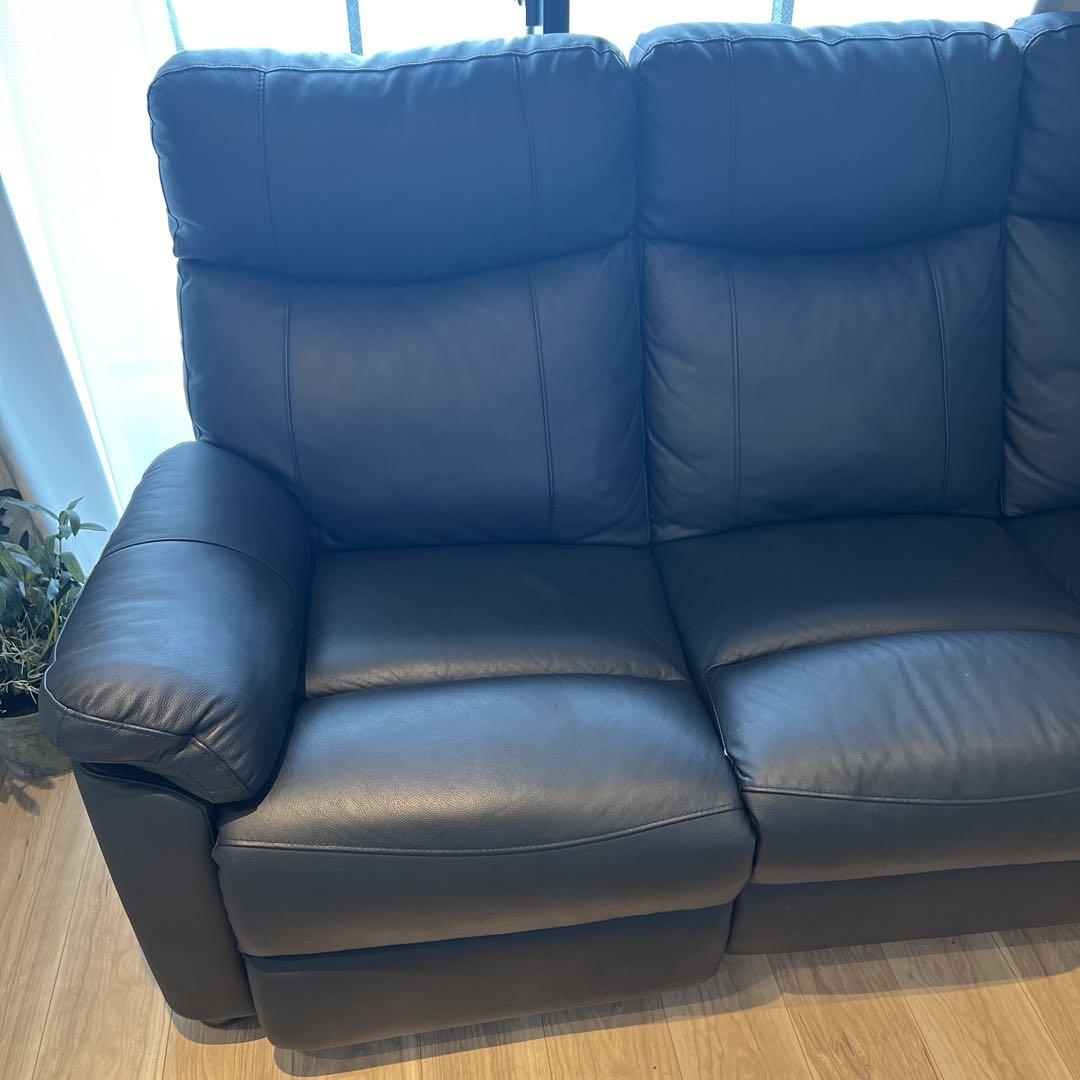 【美品】電動リクライニングソファ グラッゼ2BK NITORI ニトリ