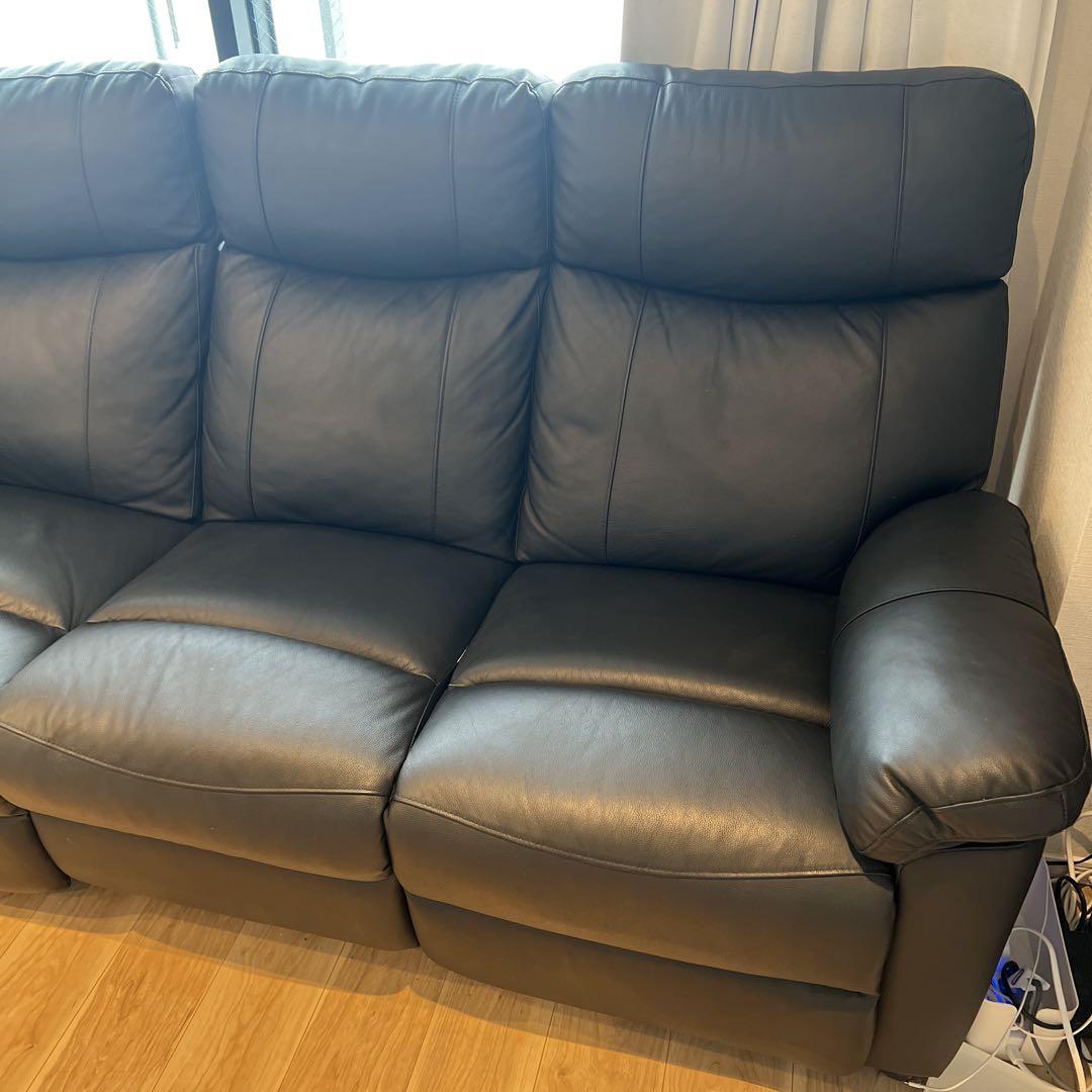 【美品】電動リクライニングソファ グラッゼ2BK NITORI ニトリ