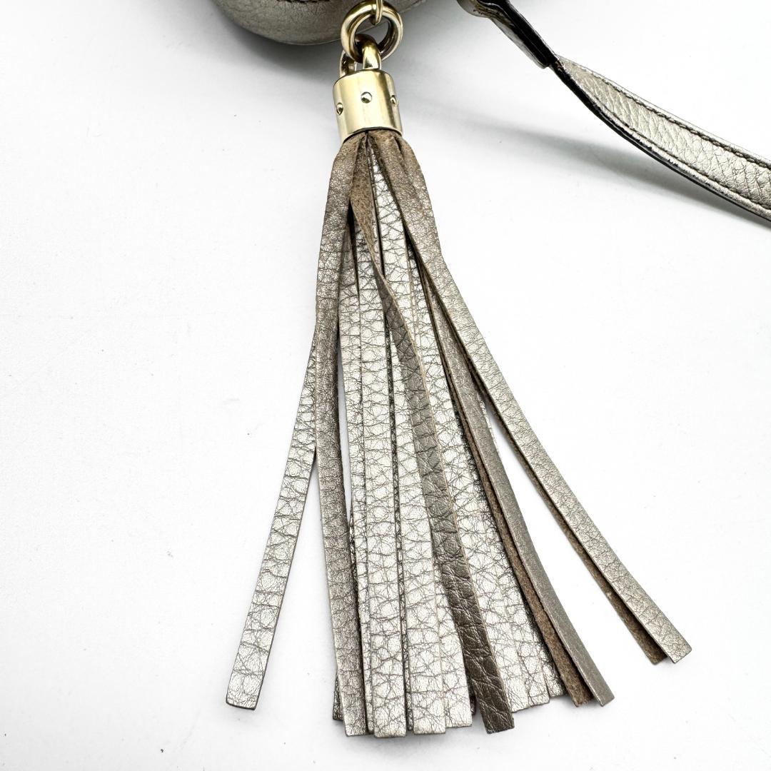 美品】グッチ ソーホー スモールディスコ タッセル ショルダー