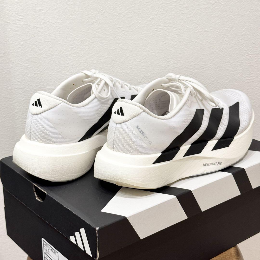 美品 26.0 ADIZERO EVO SL アディゼロ エボ エスエル
