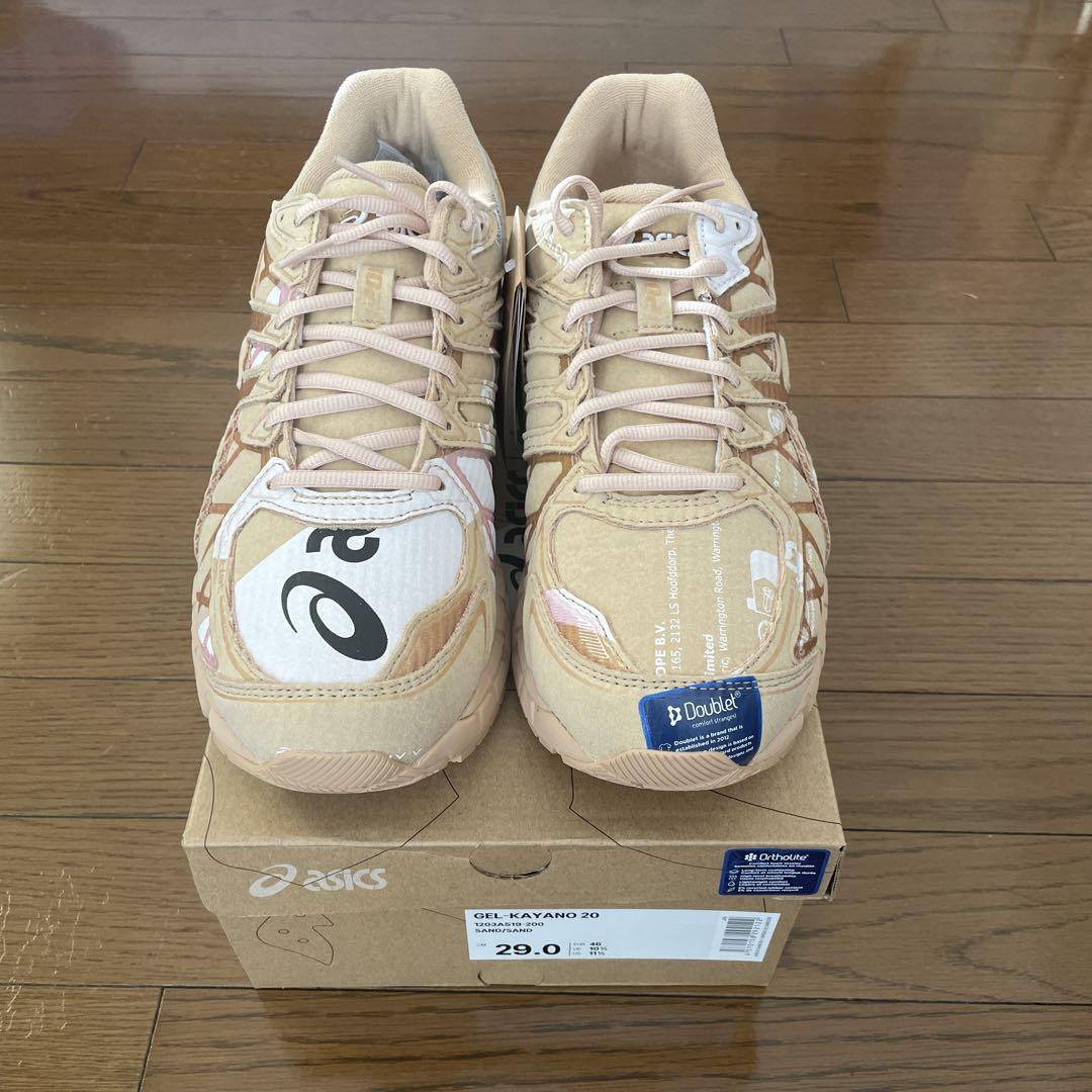 靴 ASICS GEL-KAYANO 20 doublet 1203A519-200
