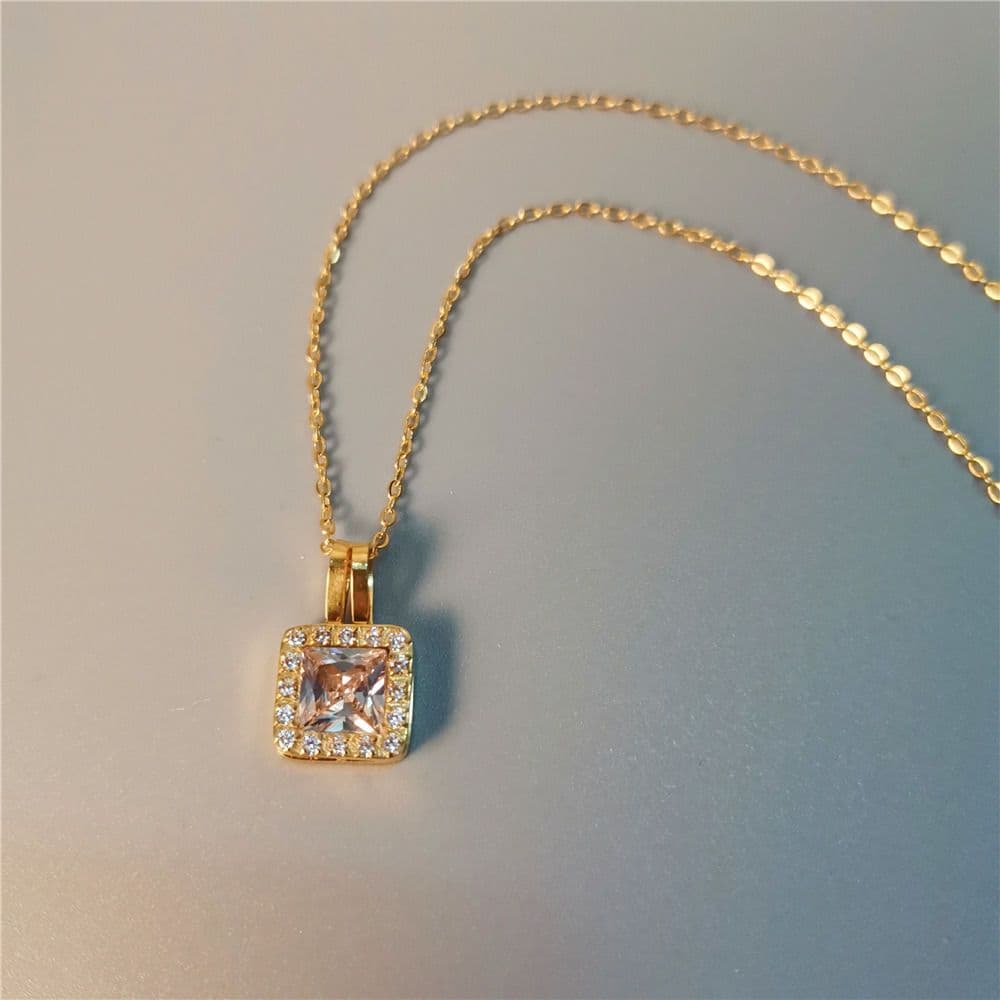 新品未使用】18 Kレディース大気唯美2カラットネックレス9 cutacut.com