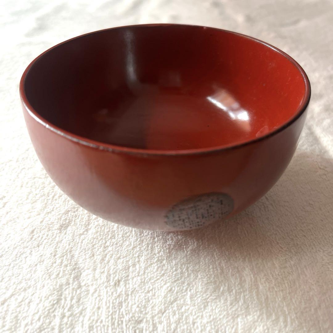お洒落な汁碗！紅赤！お雑煮！お正月に！