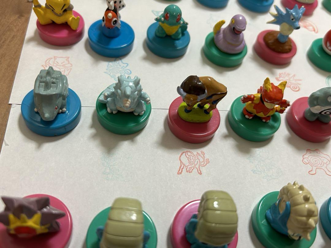 ポケモン スタンプ フィギュア ハンコ ミニフィギュア 45個