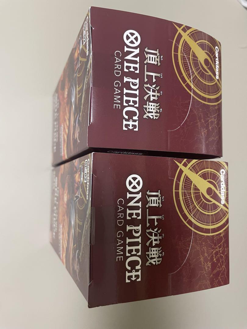 【新品未使用】ワンピースカードゲーム　頂上決戦　2BOX