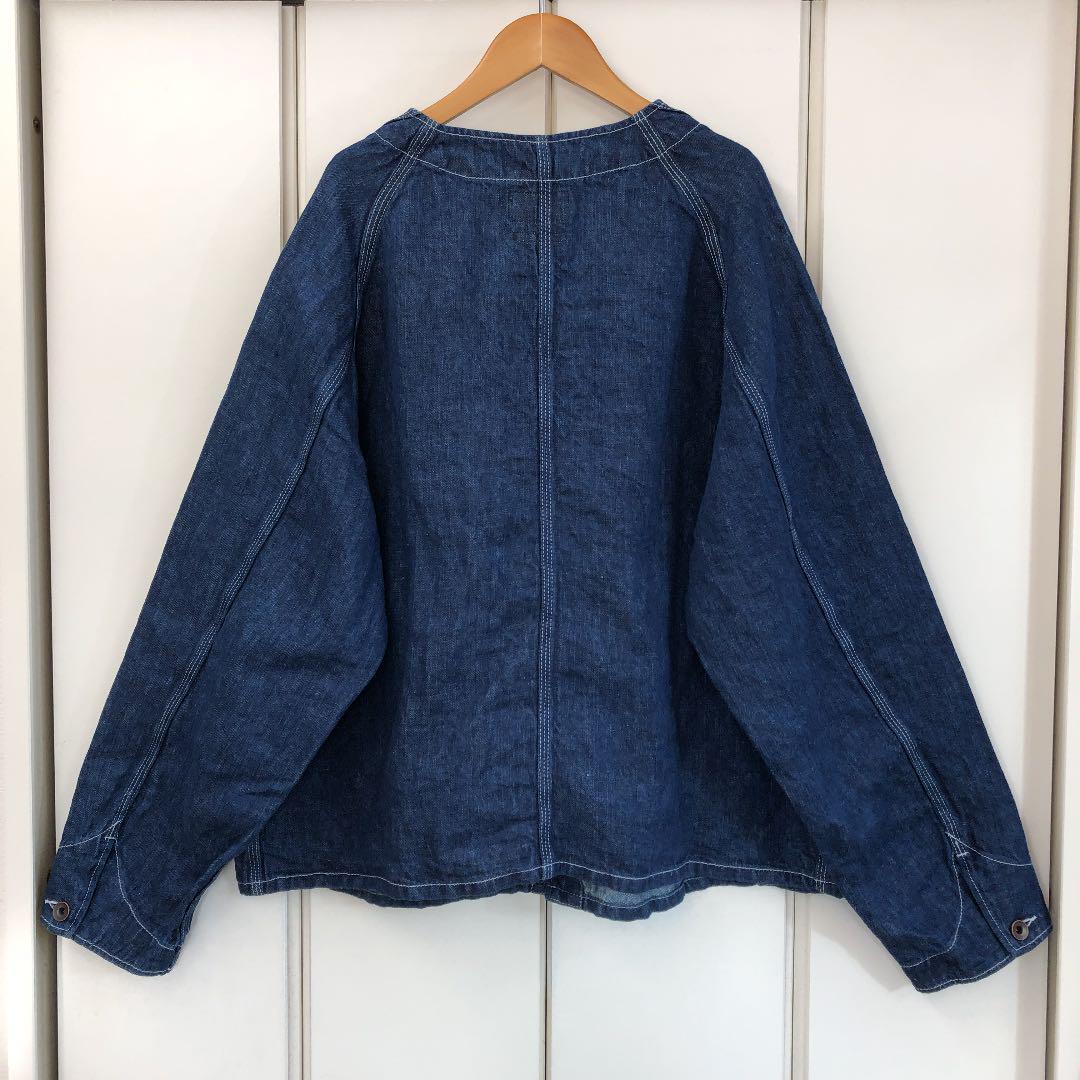新品日本製 新品 BEAMS PLUS 22SS リネンデニムエンジニアジャケット L t0Q6n-m15956571855 超激得超激得HOT