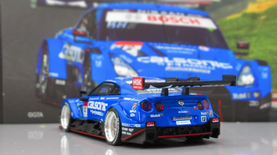 ☆MINIGT1/64 改 深リム☆Nissan GT-R GT500 #12