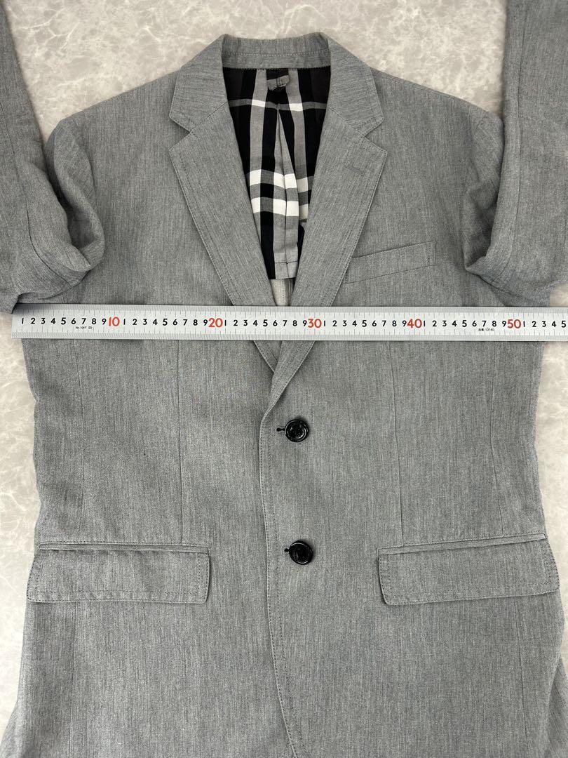 Burberry LONDON【グレー テーラードジャケット Mサイズ】