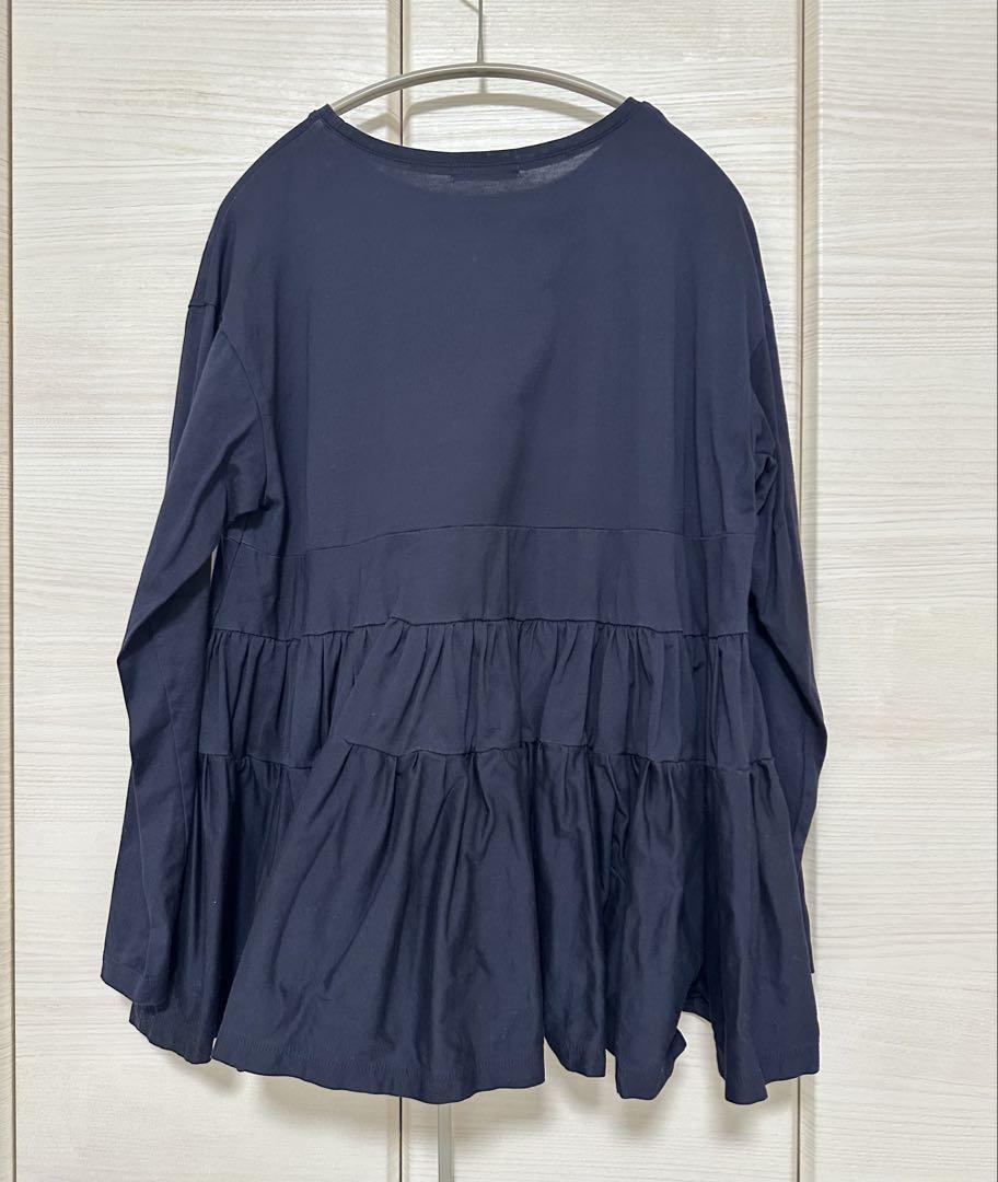 yori ティアードカットソー　ネイビー　F