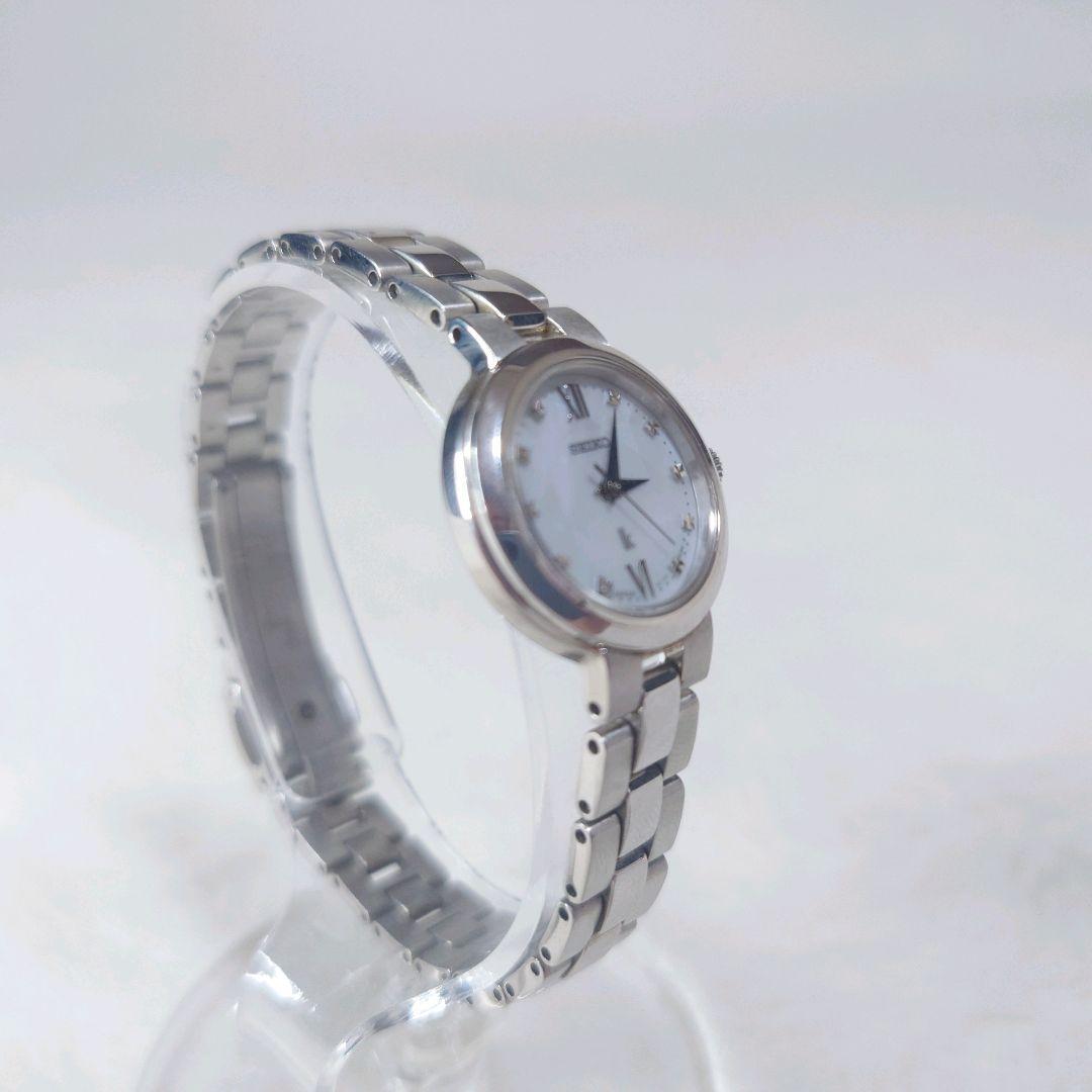 SEIKO LUKIA SSVR133 ソーラー ホワイト ダイア レディース